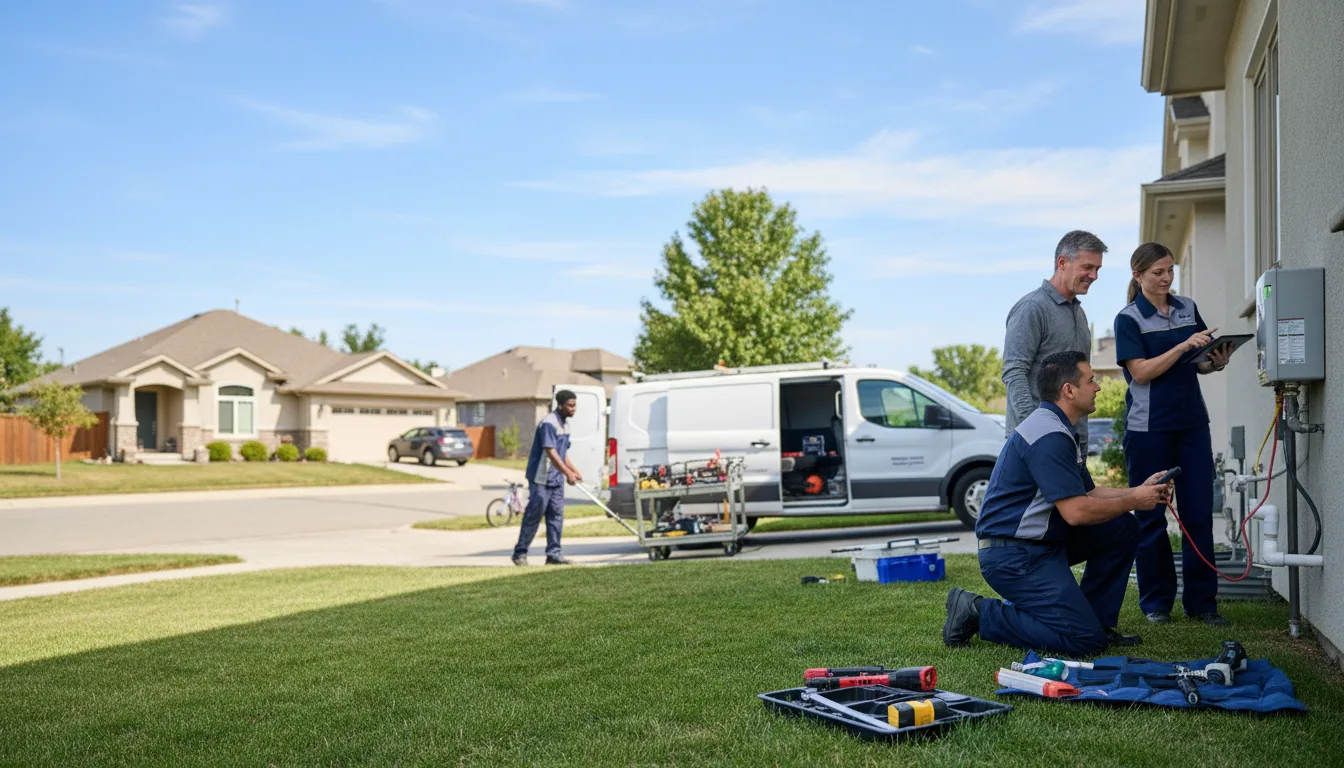 Tankless water heater service in Owenton, KY